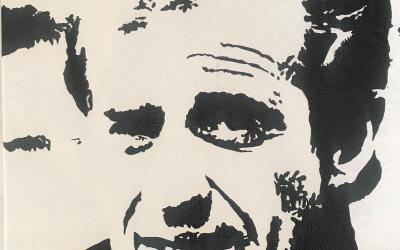 Jean Paul Belmondo à l'encre de chine